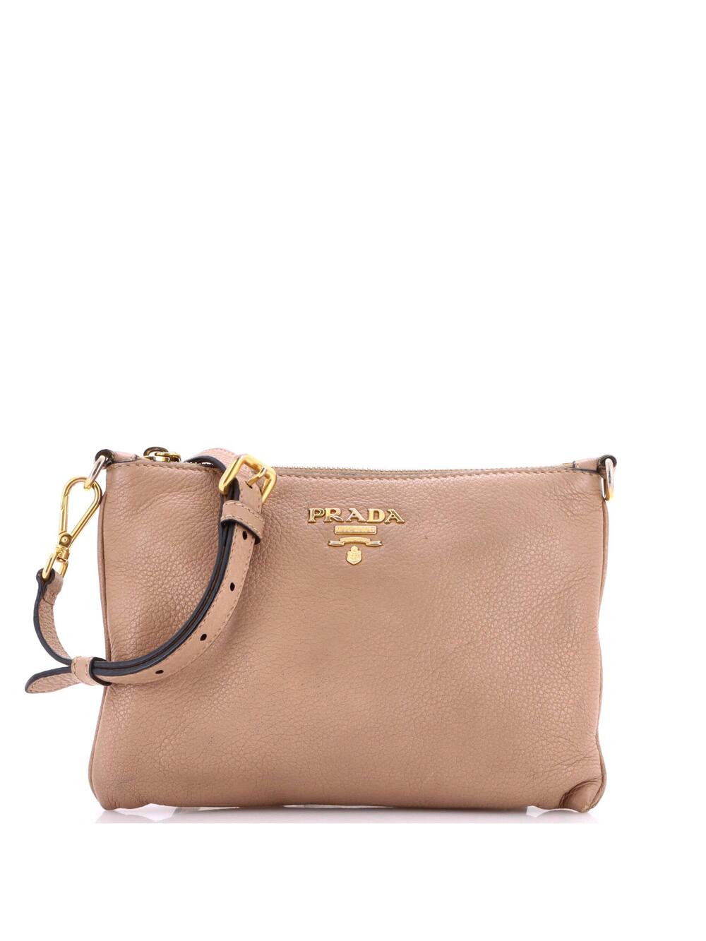 Prada Dual Strap Flat Crossbody Bag #356616P13B